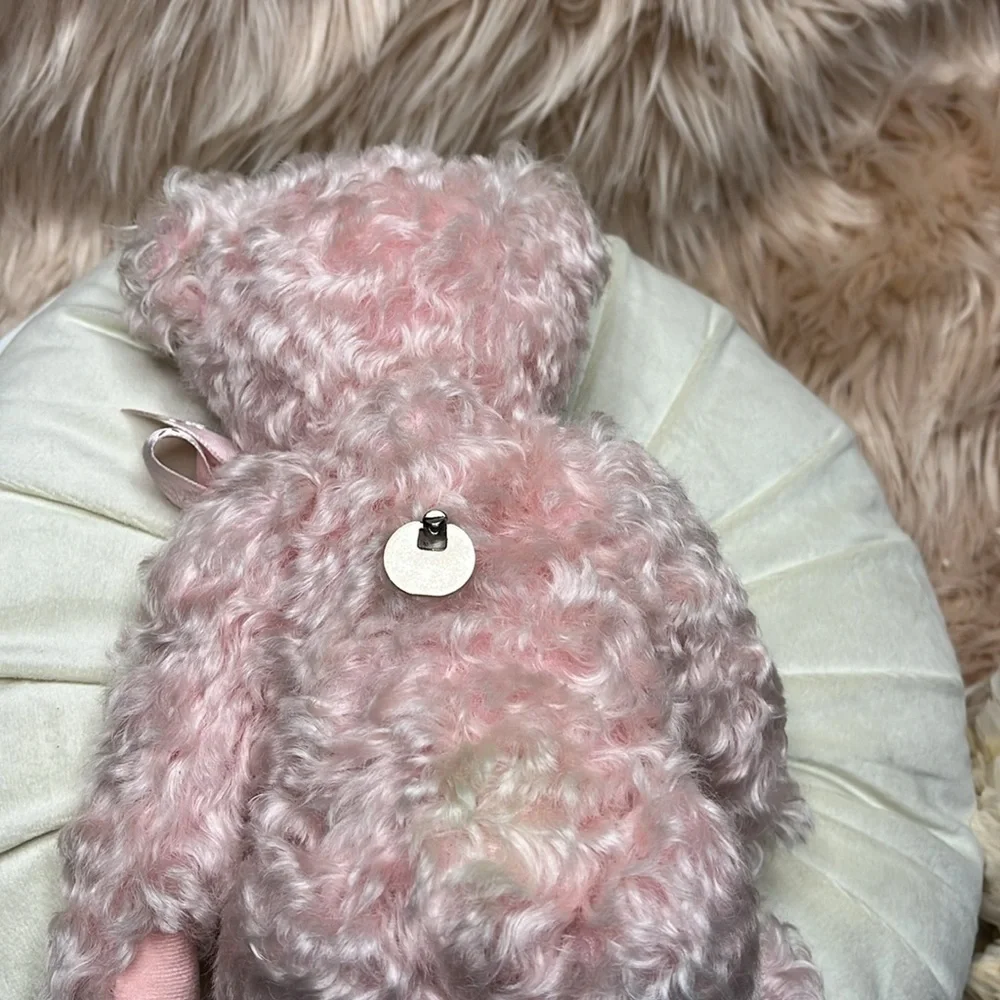 STEIFF PINK MUSIC BOX BEAR - Picture 8 of 12
